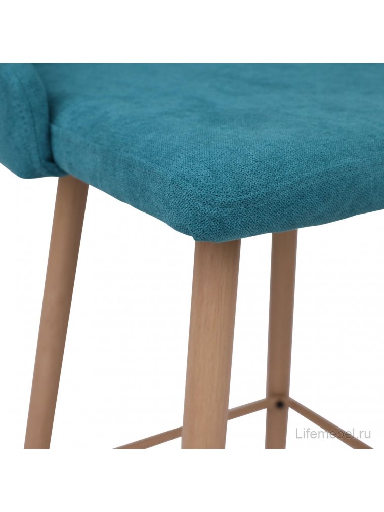 Барный стул Lara ткань бирюзовый