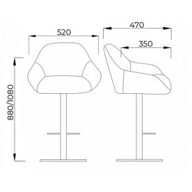 Барный стул Lisbon