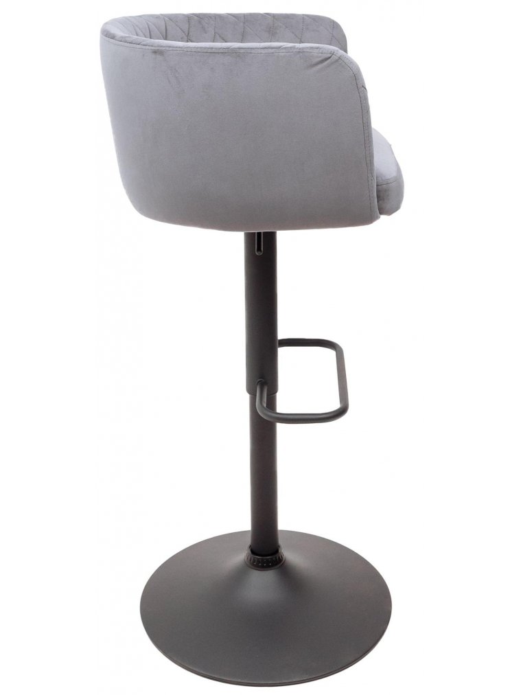 Барный стул Saba велюр темно-серый