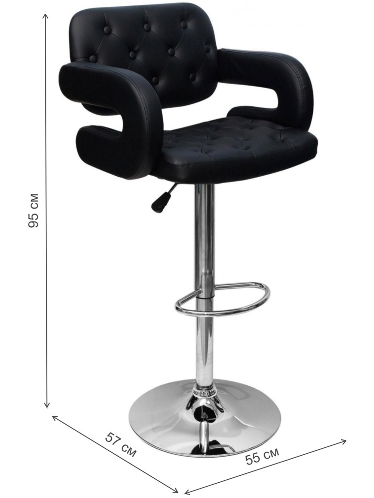 Барный стул Роуд черный