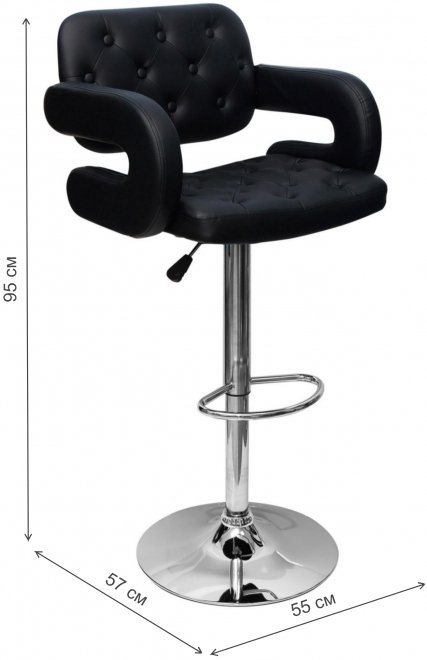 Барный стул Роуд черный