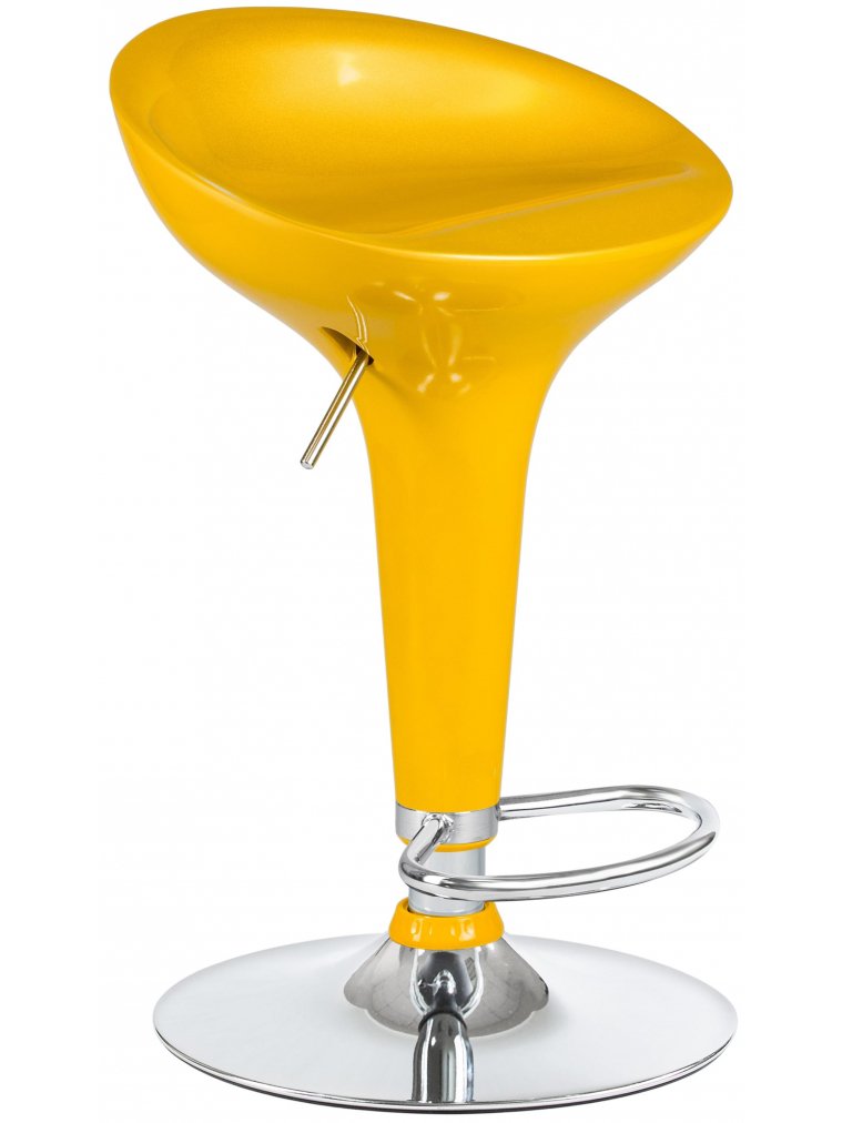 Барный стул 1004-LM Bomba желтый / хром