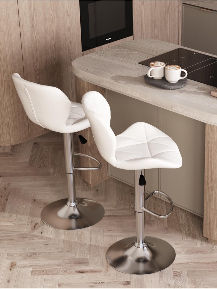 Барный стул Доминика, белый NP