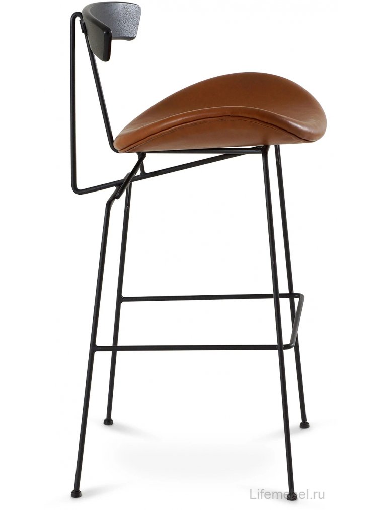 Барный стул Bonni коричневый / черный