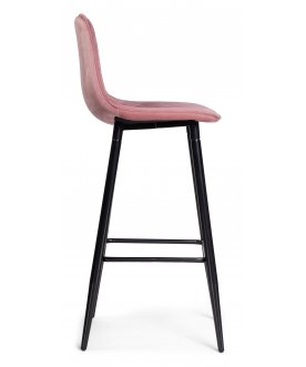 Барный стул Capri pink / black