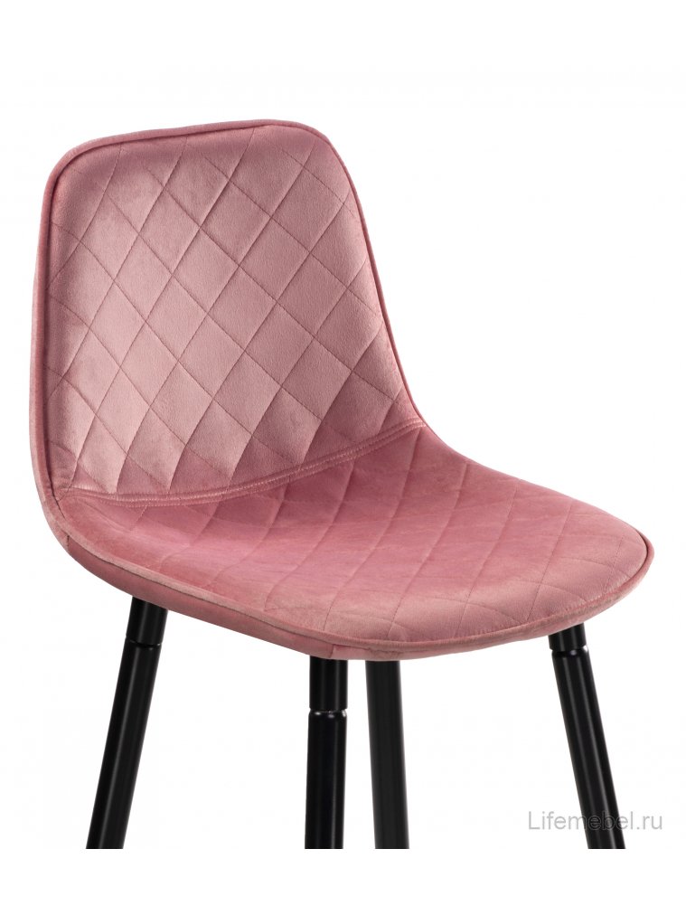Барный стул Capri pink / black