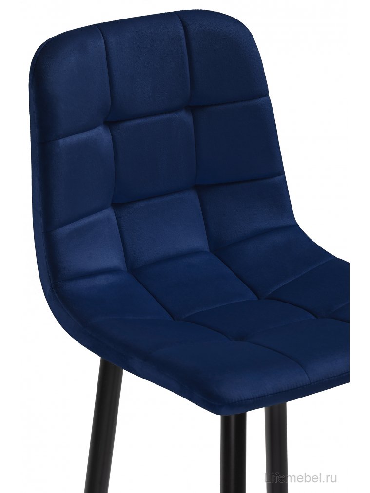 Барный стул Chio dark blue / black
