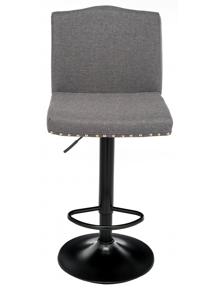 Барный стул Crown grey fabric