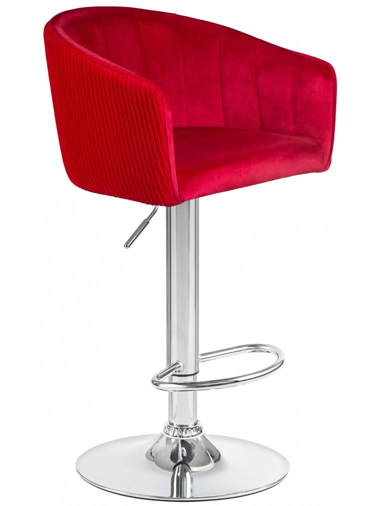 Барный стул 5025-LM Darcy малиновый / хром