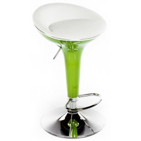 Барный стул Denis бело-зеленый
