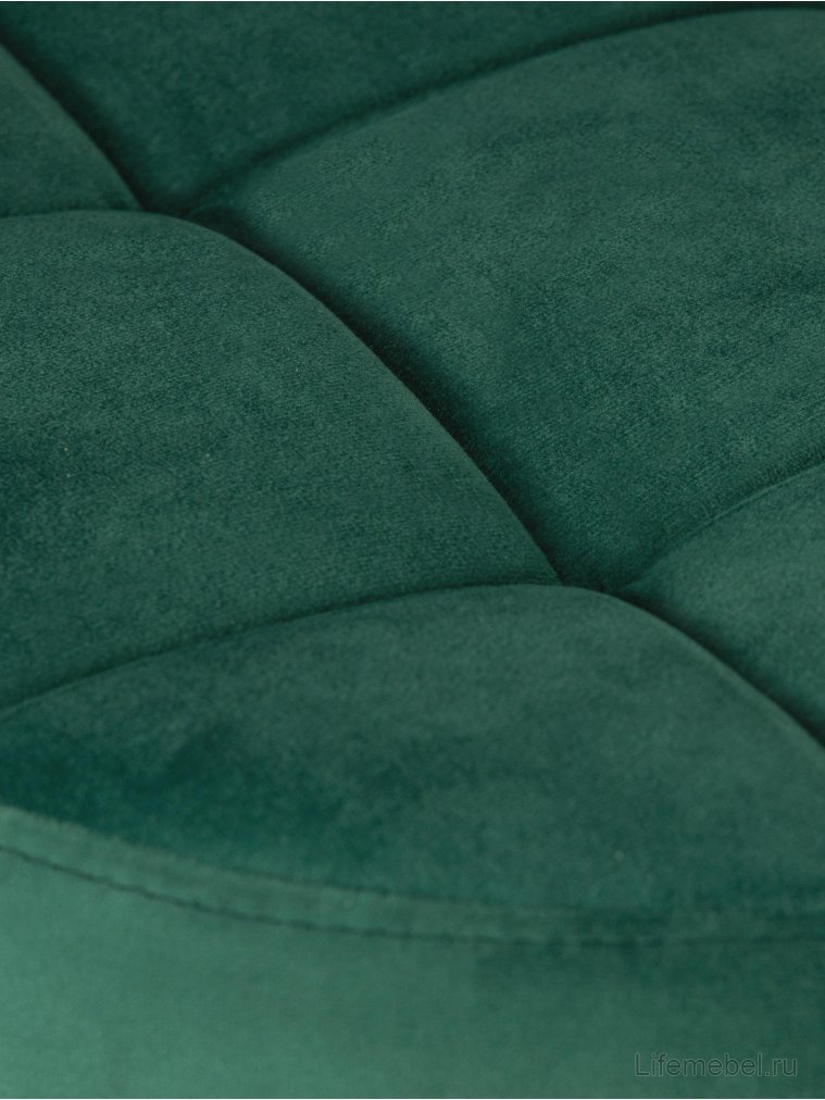 Барный стул Dobrin Bruno велюр зеленый MJ9-88 / gold