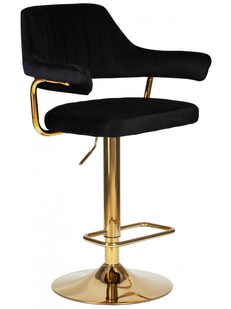Барный стул Charly Gold черный