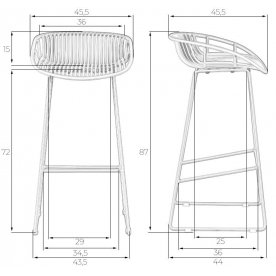 Барный стул Frank