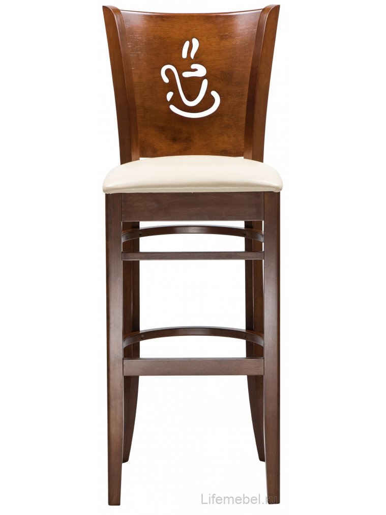 Барный стул Jerry Bar шоколад кремовый