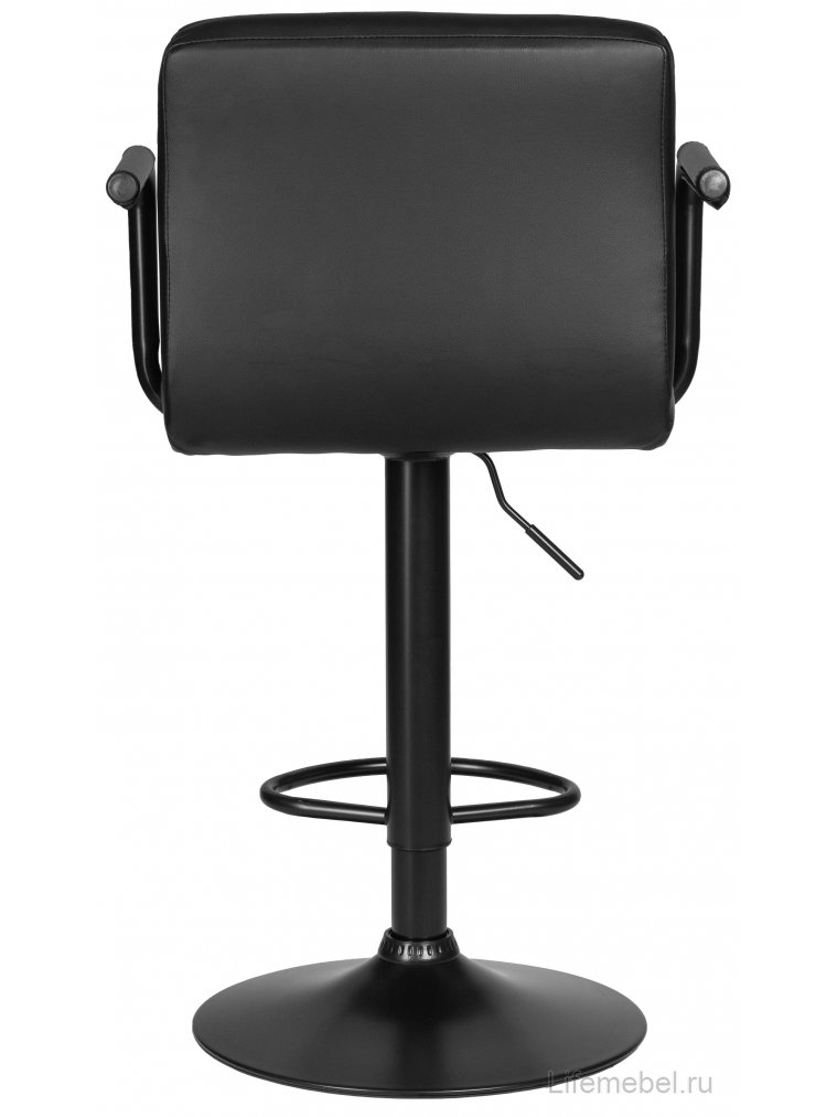 Барный стул Dobrin Kruger arm black черный