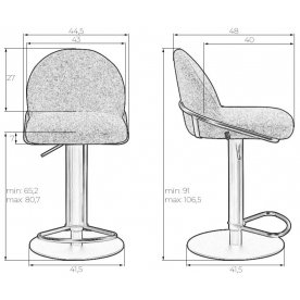 Барный стул Oliver