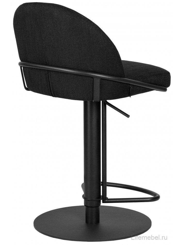 Барный стул Dobrin Oliver черная ткань SLR-10
