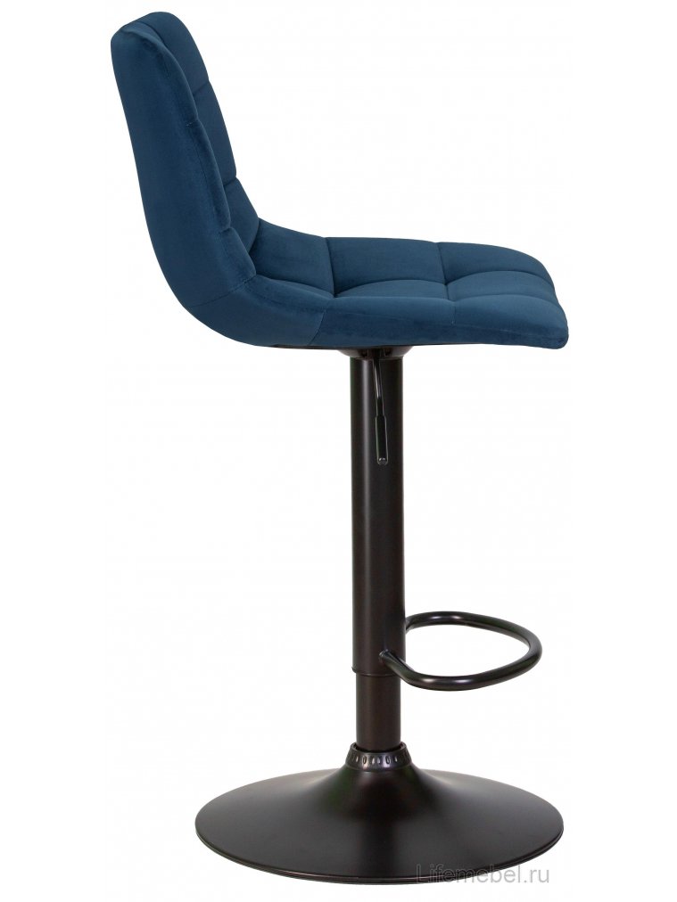 Барный стул Tailor Black синий велюр MJ9-117