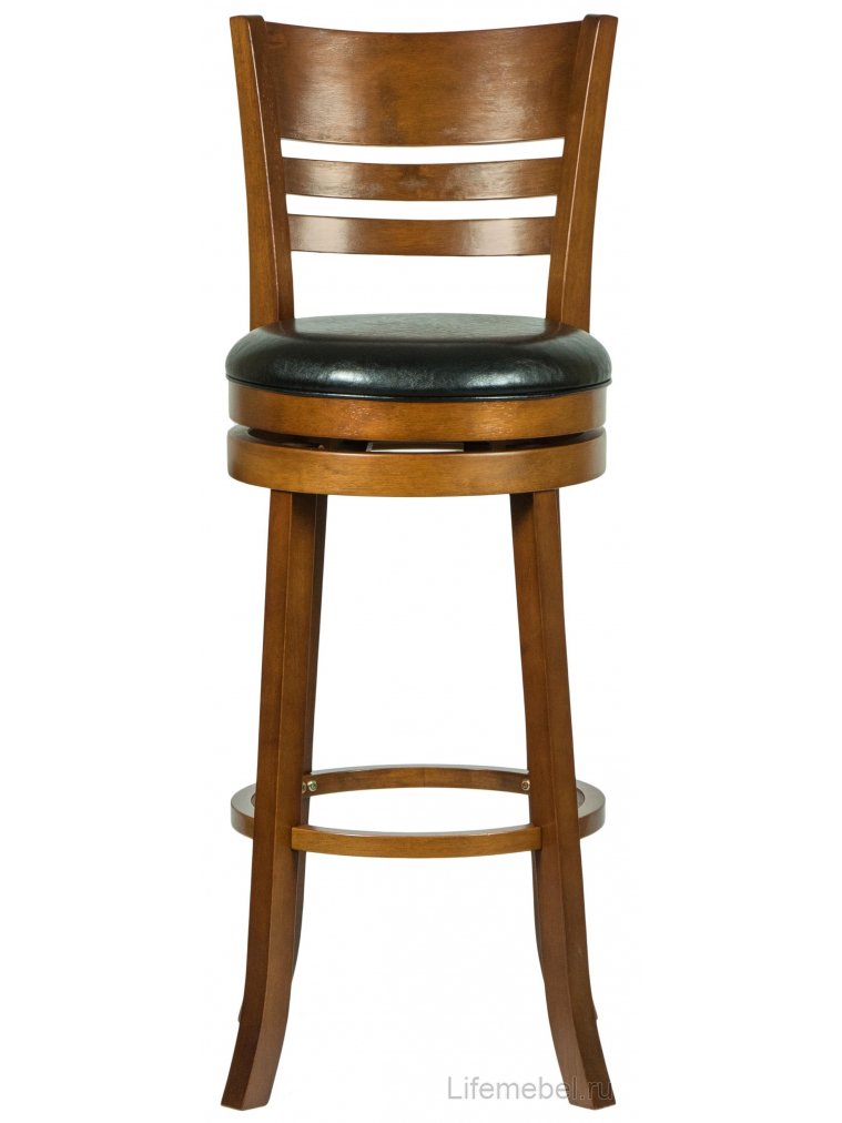 Барный стул William Bar шоколад чёрный