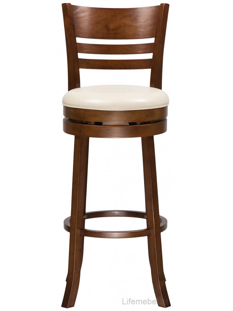 Барный стул William Bar шоколад кремовый