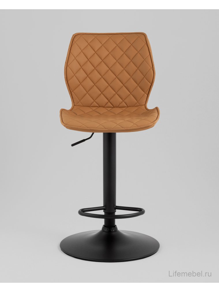 Барный стул Арма, экокожа, коричневый