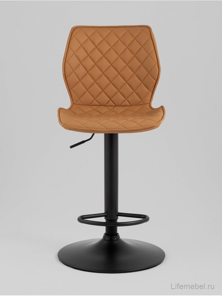 Барный стул Арма, экокожа, коричневый