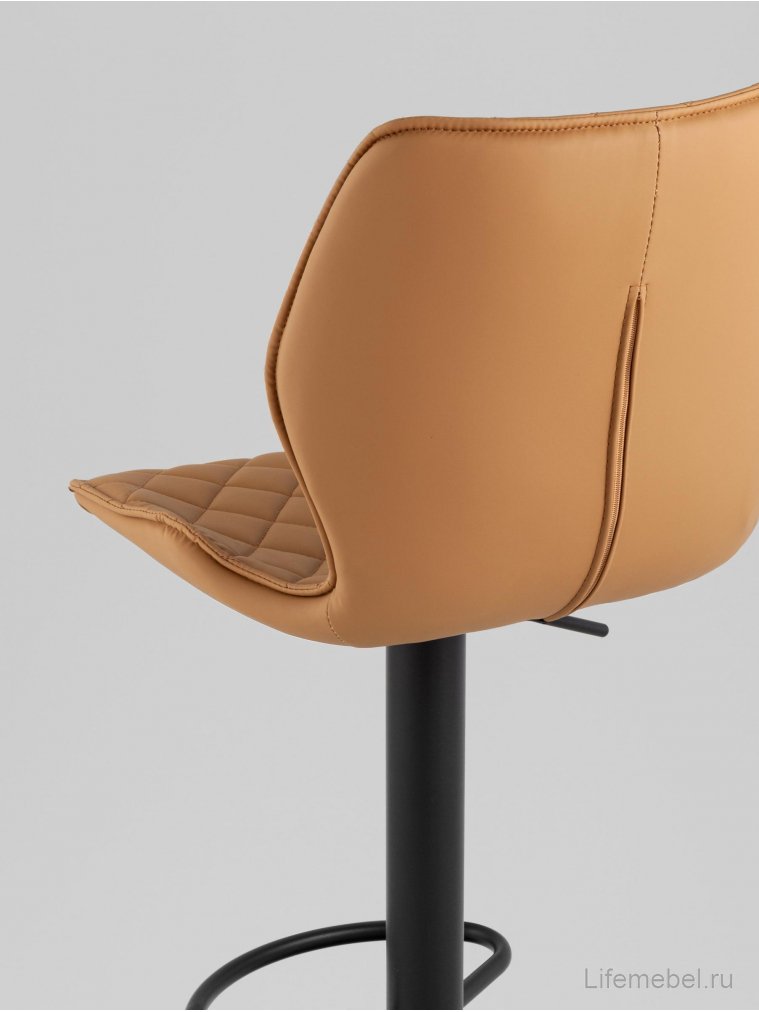 Барный стул Арма, экокожа, коричневый