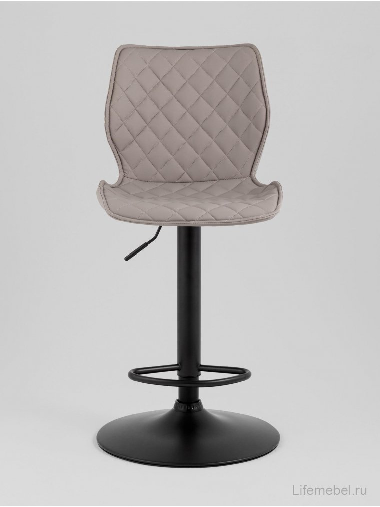 Барный стул Арма, экокожа, серый