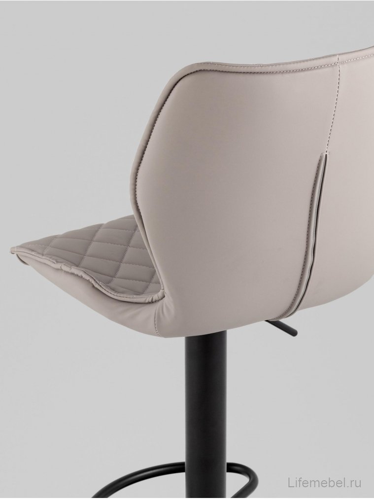 Барный стул Арма, экокожа, серый