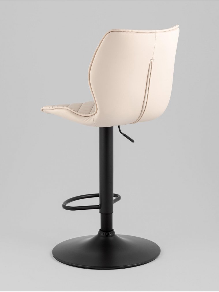 Барный стул Арма, экокожа, светло-серый