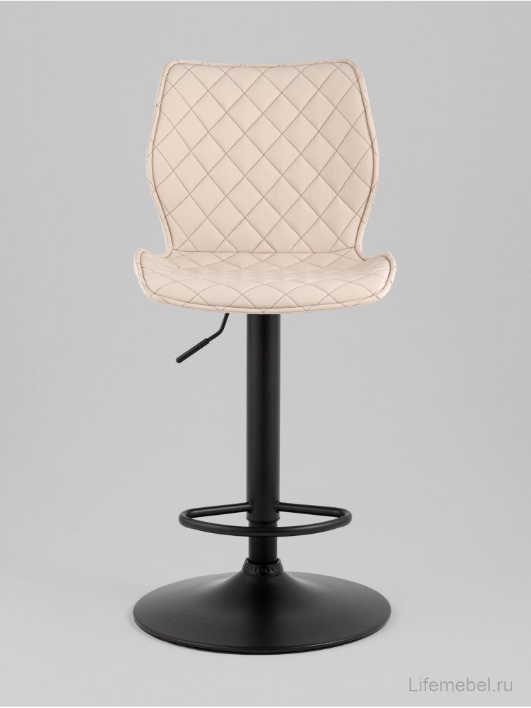 Барный стул Арма, экокожа, светло-серый