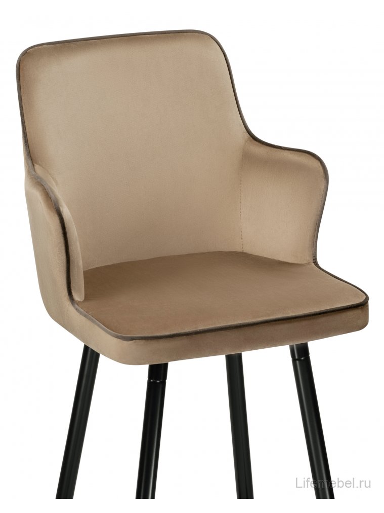 Барный стул Feona dark beige