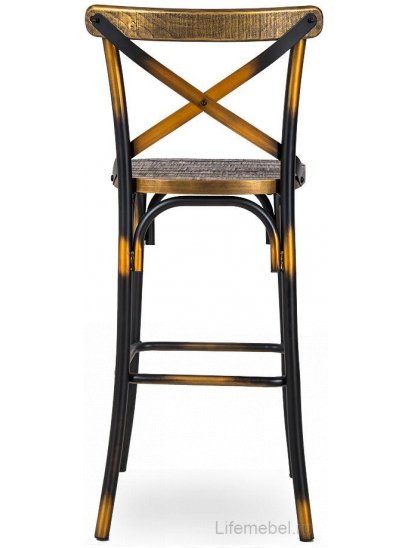 Барный стул N-34 retro yellow