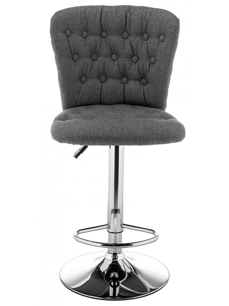 Барный стул Gerom fabric grey