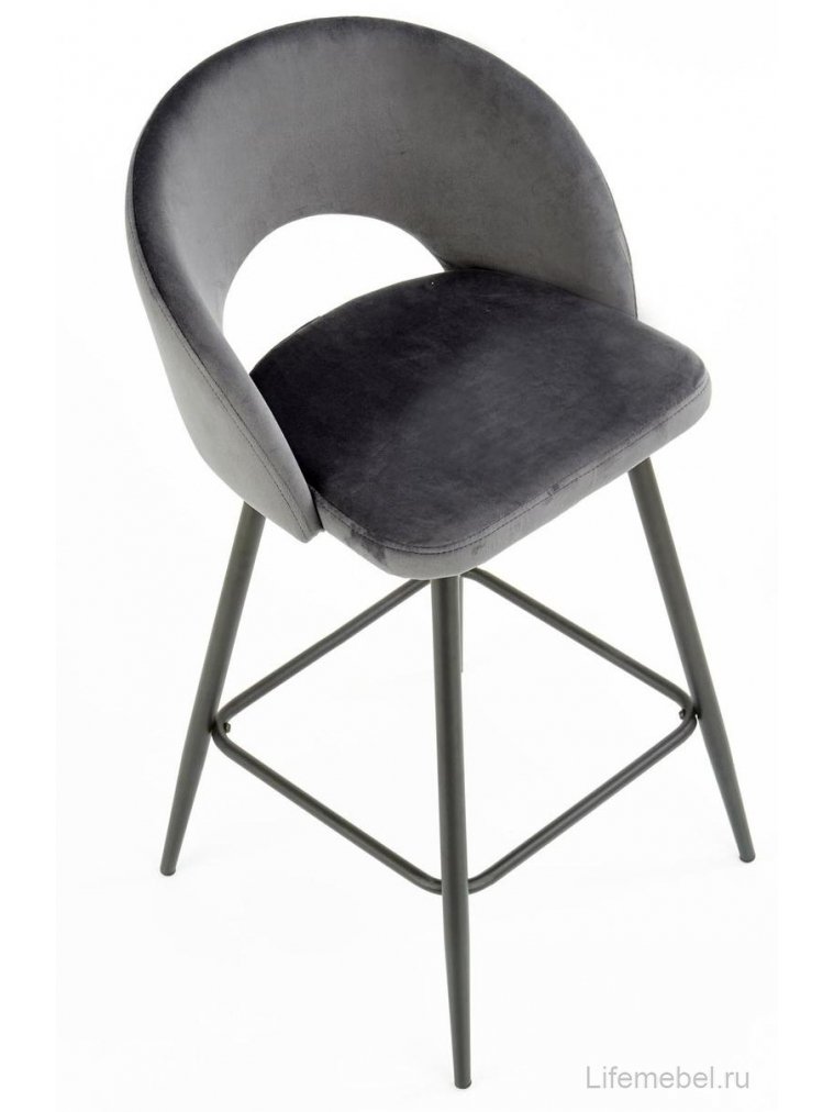 Барный стул H-96 серый