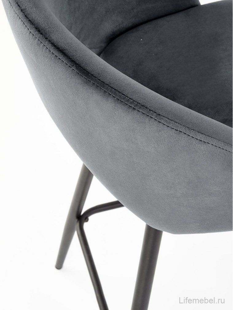 Барный стул H-96 серый