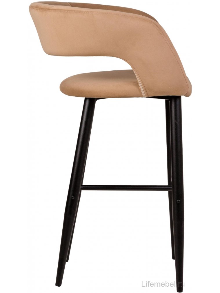 Барный стул Hugs бежевый / черный