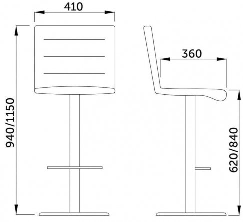 Барный стул Isot белый