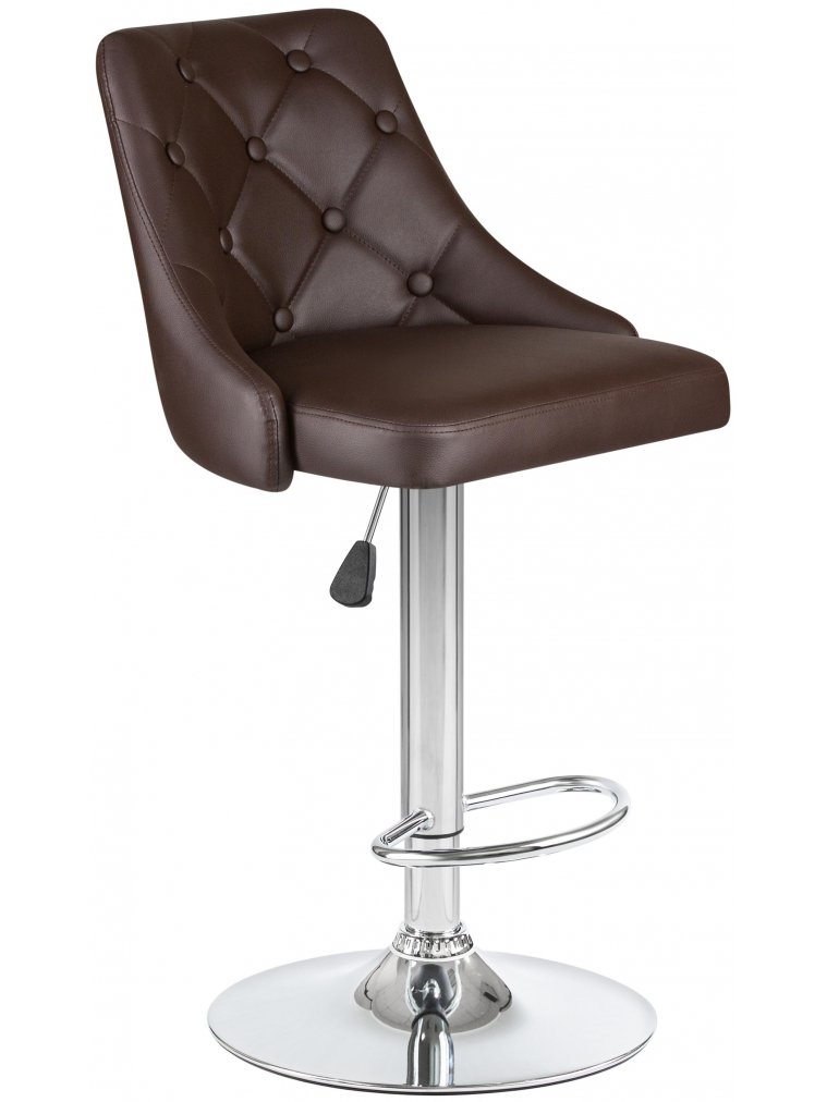 Барный стул 5021-LM Joseph коричневый / хром