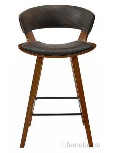 Барный стул JY3080-1109 коричневый / орех