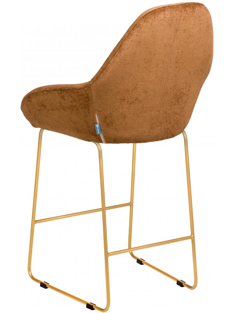 Барный стул Kent Линк коричневый / золото