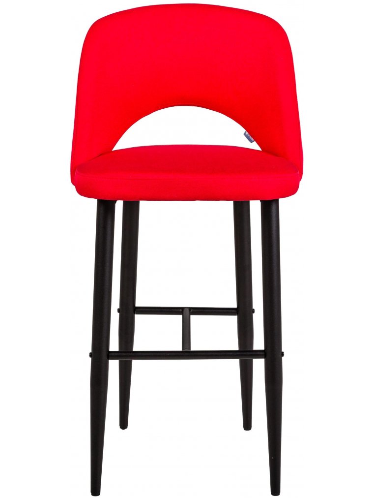 Барный стул Lars красный / черный