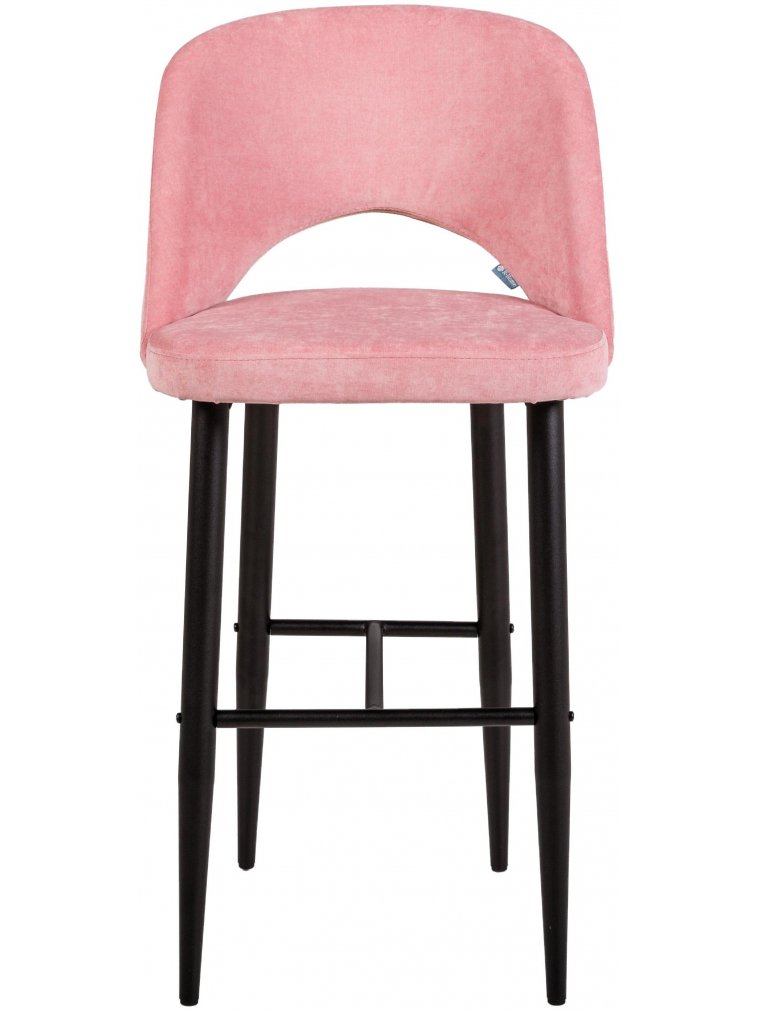 Барный стул Lars розовый / черный