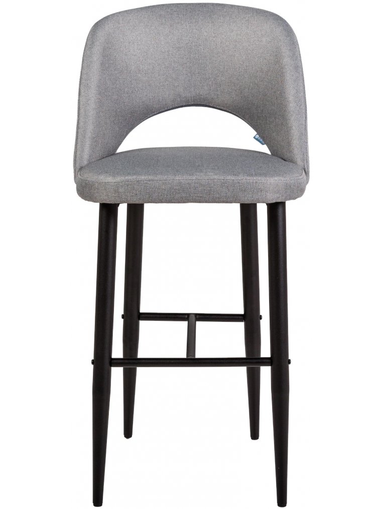 Барный стул Lars светло-серый / черный