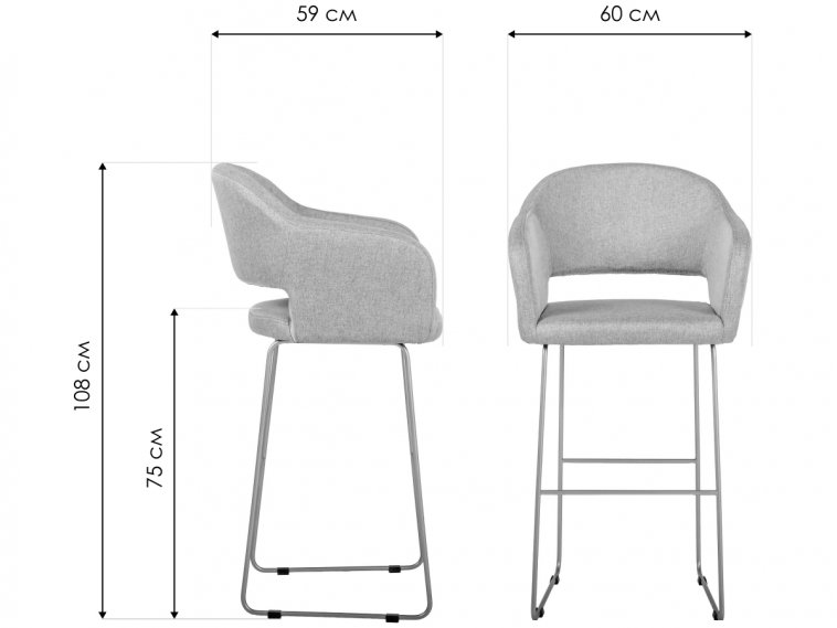 Барный стул Oscar Линк блюарт