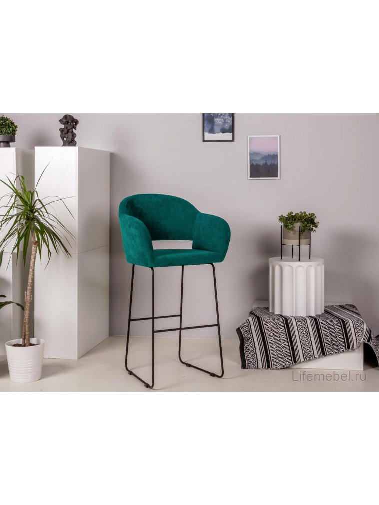 Барный стул Oscar Линк изумрудный