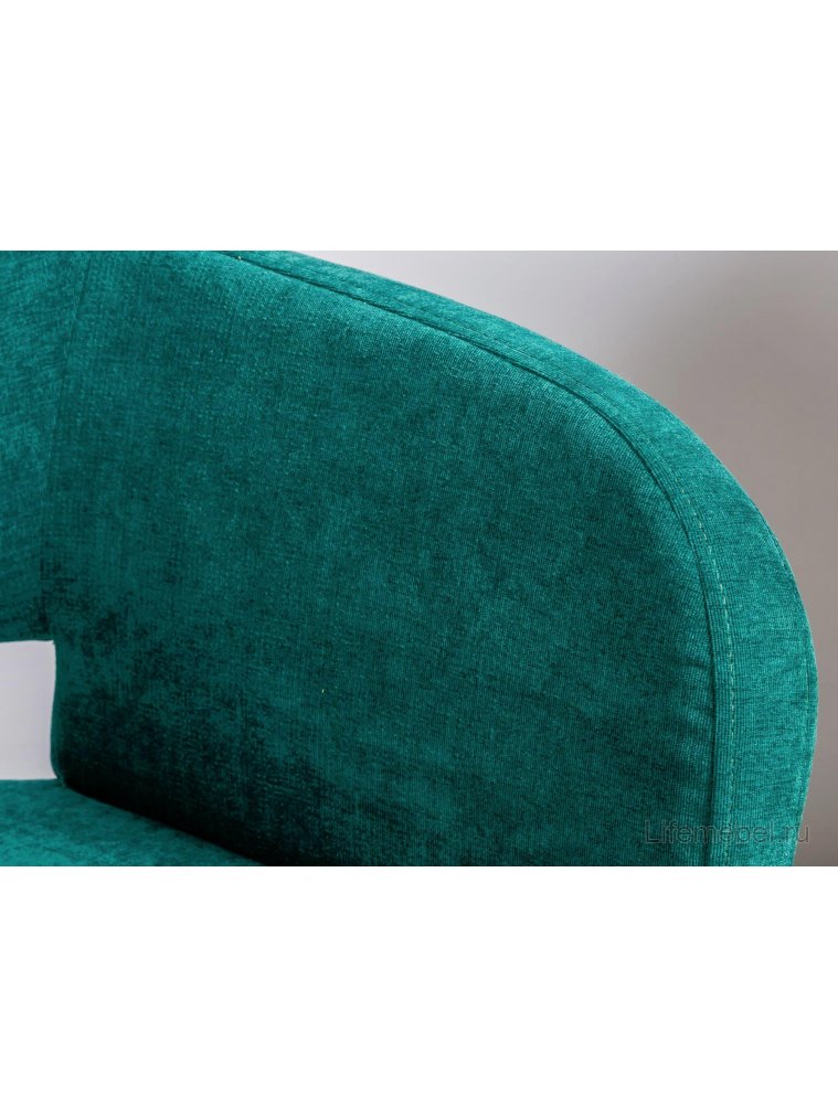 Барный стул Oscar Линк изумрудный / золото