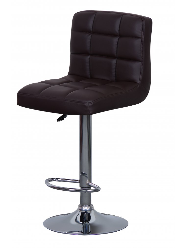 Барный стул Kruger T-808H-1 brown leather