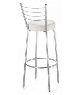 Стул барный Kuroda белый полимер / светлый мусс