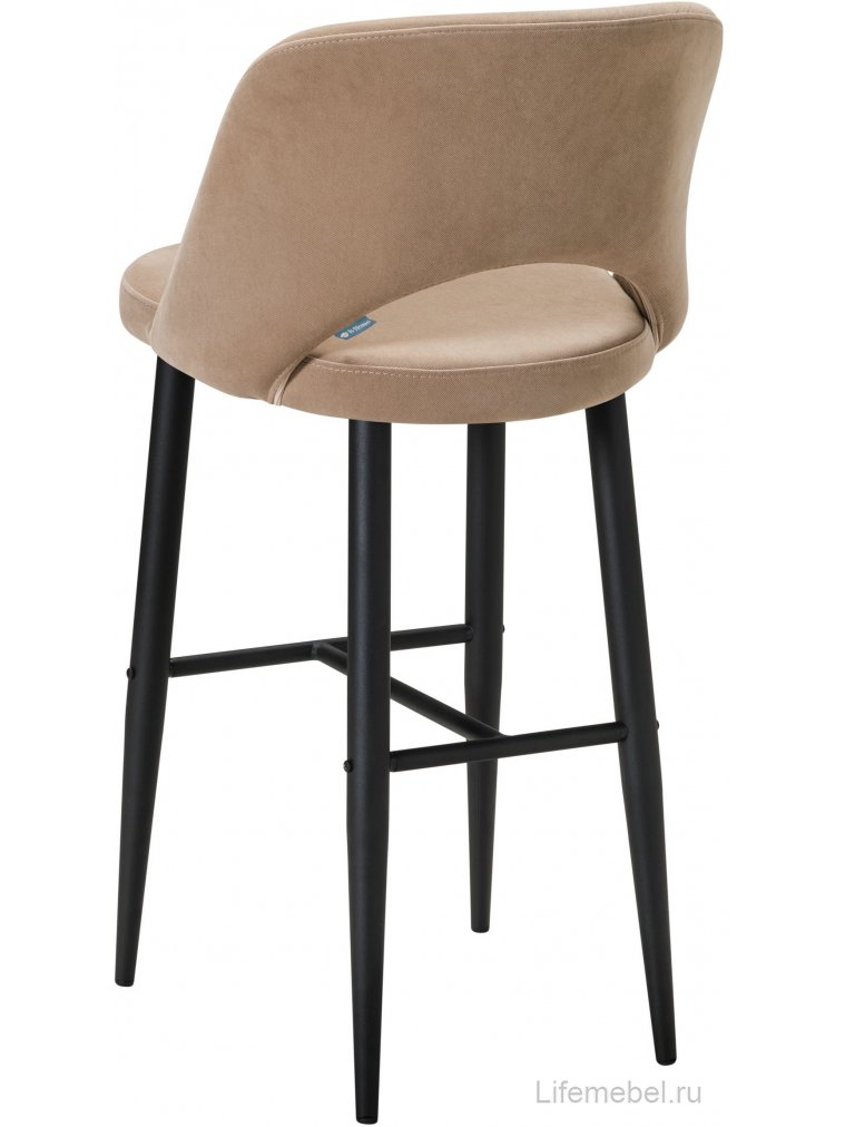 Барный стул Lars Diag beige / черный
